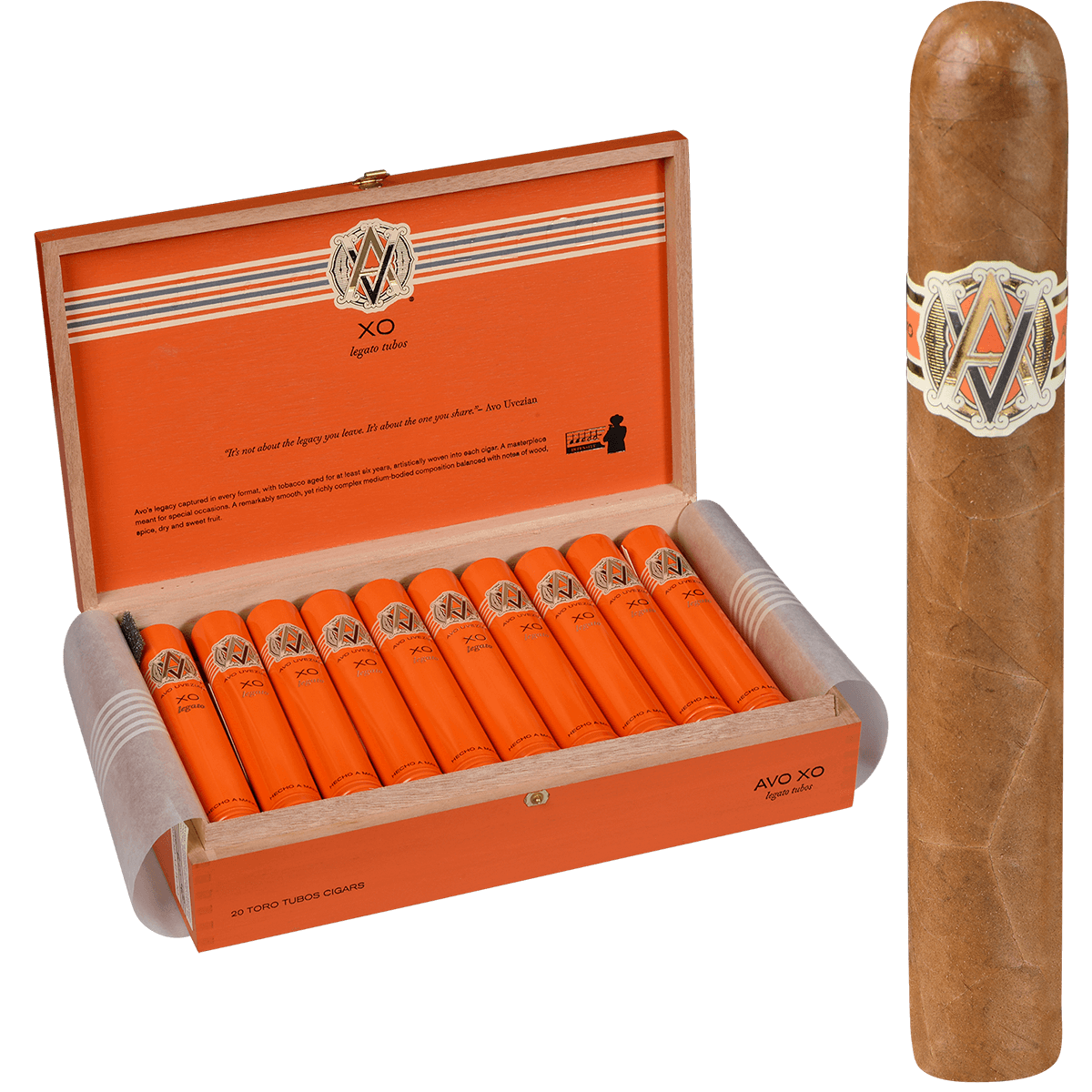 Avo Xo Legato Tubos 20ct
