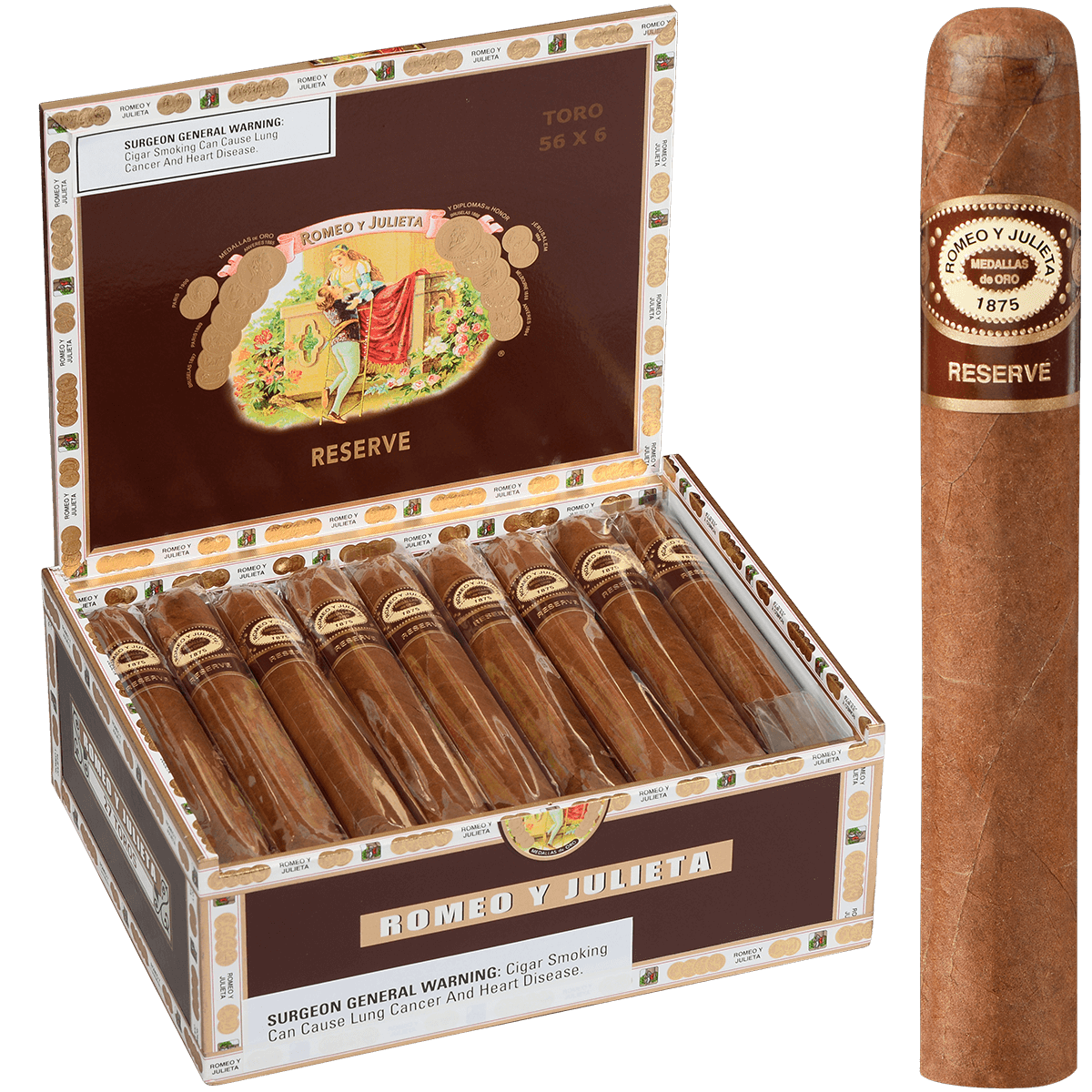 Romeo Y Julieta Reserve Toro 27ct